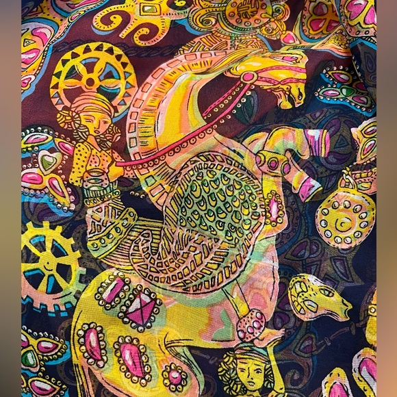 Hermès Annie Faivre Tresors Retrouves scarf - Picture 8 of 12